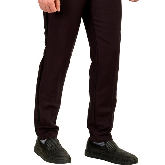 Hugo Boss Men's "H-Huge-2Pcs-Tux-231" Slim Fit Wool Tuxedo Pants US 32R IT 48 - Picture 2 of 4